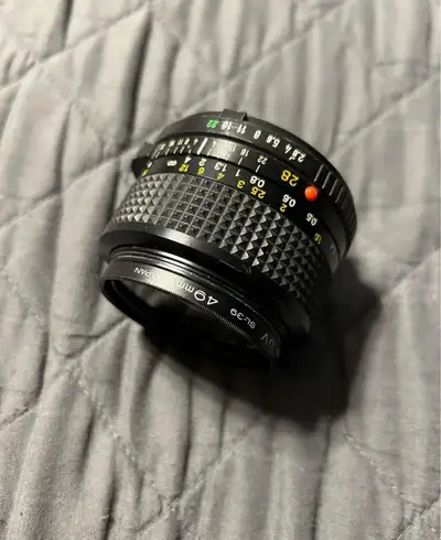 Minolta 28MM 1:2.8 Lens for Minolta MD Mount 35mm Film Camera, View more