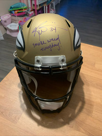 Rickey Williams Autographed Ravens helmet 