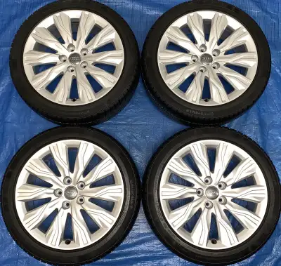 Selling a beautiful set of *Like Brand New* 2021 Audi A4 / S4 original 18 inch wheels and Continenta...