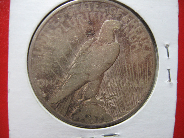 rare 1934s filled S Peace dollar in Arts & Collectibles in Victoria - Image 4