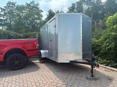 Selling my 6x14 Haulmark Passport enclosed trailer Oil sprayed day one. Well kept trailer. Comes wit...