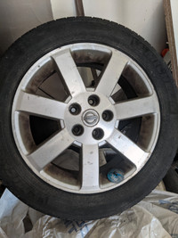 Original 17" alloy wheels with 215/55/17 tires