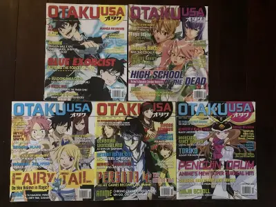 OTAKU USA Magazines Anime Manga 2011-2012 Otaku USA Magazine features comprehensive coverage of mang...