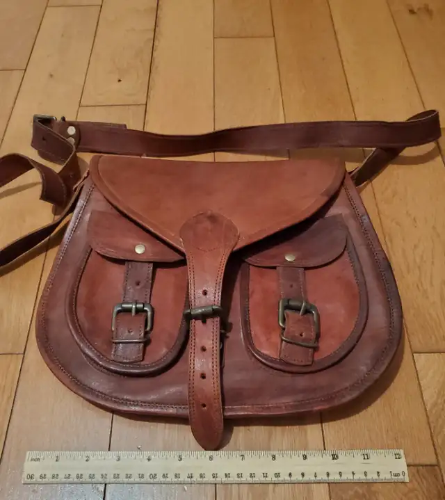 Handmade Leather Brown Purse Shoulder Crossbody Sling62864744468738121