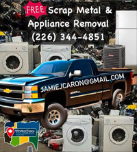FREE Scrap Metal & Appliance Pick Up (226) 344-4851
