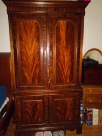 Solid mahogany armoir