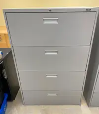 PROSOURCE 4 DRAWER METAL FILING CABINET - HIGH QUALITY