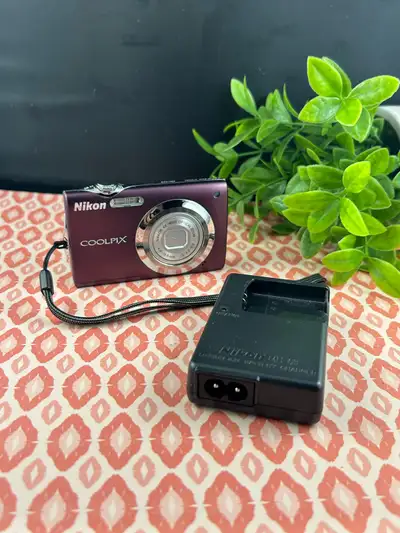 Nikon COOLPIX S3000 12.0MP Digital Camera - Plum Color, View more