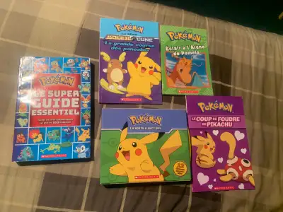 Pokemon Lot 16x Livres Scholastic En FRANCAIS  Enfants Lecture, View more