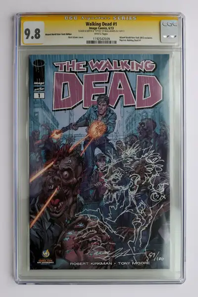 The Walking Dead 1 (2013, Neal Adams Signed & Sketch) in CGC 9.8, View more