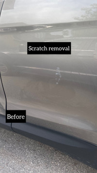 Scratch removal ( paint correction) 