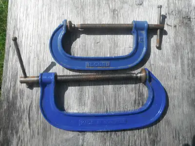 Record 6" and 8" "C" clamps, View more