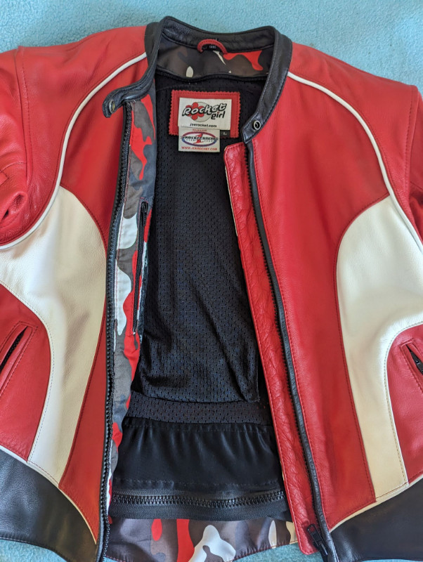 Joe Rocket "Rocket Girl" Motorcycle Leather Jacket  / Manteau dans Femmes - Hauts et vêtements d'extérieur  à Longueuil/Rive Sud