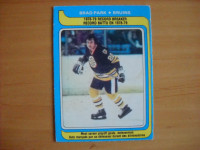 Carte de hockey de Brad Park de 1979 (record battu)