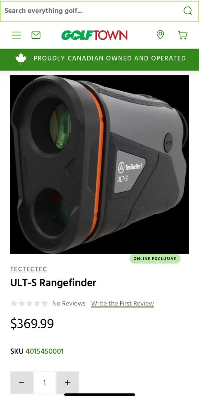 Golf Rangefinder With Stabilizer in Golf in Kitchener / Waterloo - Image 3
