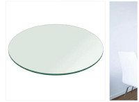 WANTED ROUND  GLASS & OVAL MARBLE top 6’for table base I’ll