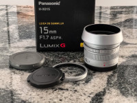 Panasonic Leica DG Summilux 15mm/ F1.7 ASPH - Silver