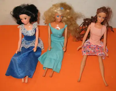 Three Barbie Dolls Mattel 1966 all in good condition and as seen. Granddaughter has outgrown these,...