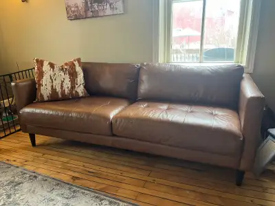 genuine leather sofa, View more
