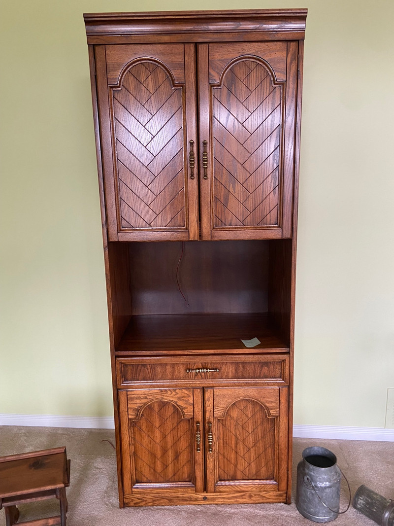 Perfect Condition Wood Display Hutches & Display