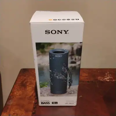 Listen to your favourite music with this brand new Sony Extra Bass SRS-XB23 portable wireless speake...