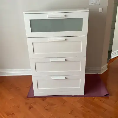 IKEA Brimnes Dresser (four drawers, white), View more