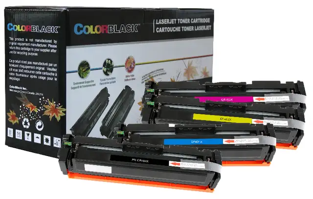 Premium Replacement  201X CF400X CF401X CF402 Toner Cartridges