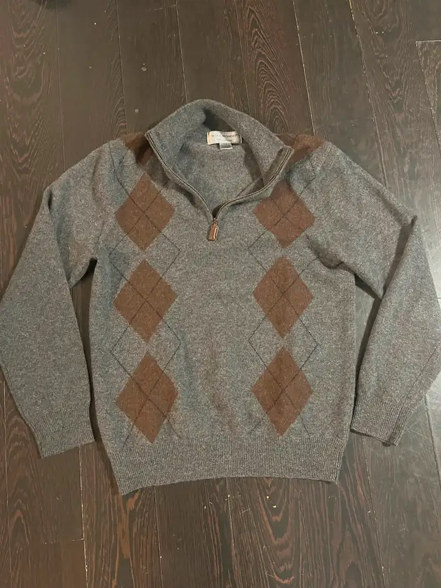 Paolo Mondo 100% Cashmere Mens Sweater Small632350145168651229