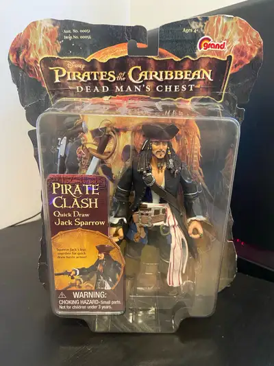 Pirates of the Caribbean Dead Man's Chest Jack Sparrow Pirate 7", View more