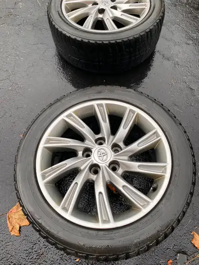 I am selling 2 original alloy rims (17 inch) for Toyota camry 2014. Rims are in good condition with...