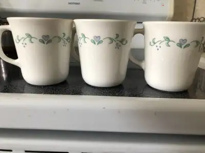 488C 3 CORELLE Vintage Country Cottage Mugs $12.00, View more