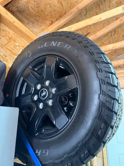 5 rims (17”) 5 tires (32”) Brand new $2000