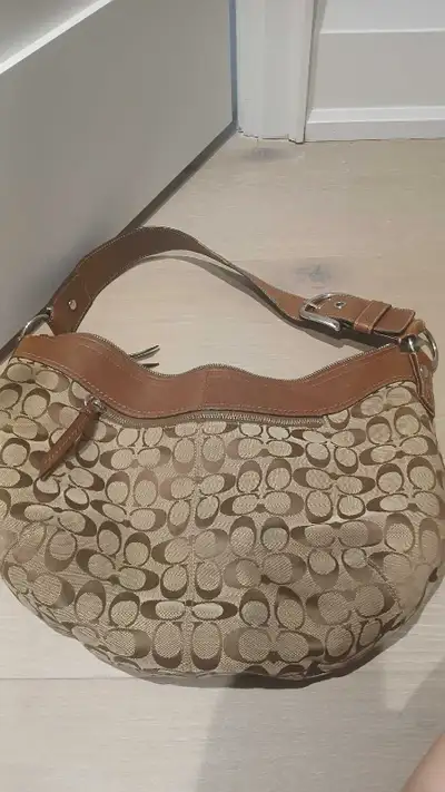 Coach Signature Hobo Bag, View more