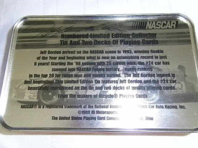 NASCAR Playing Cards - Numbered Limited Edition in Arts & Collectibles in Markham / York Region - Image 6