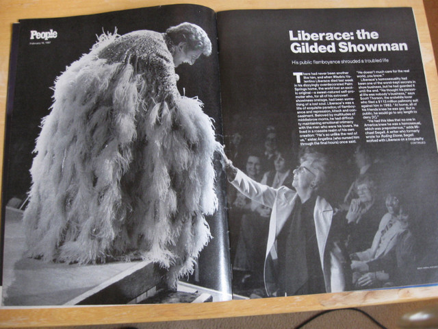 Liberace Peoples Magazine 1987. in Magazines in Bedford - Image 3
