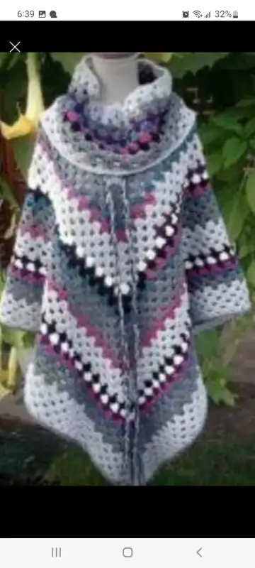 New Poncho hand made, View more