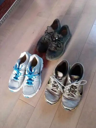 Nike running and basketball shoes , View more
