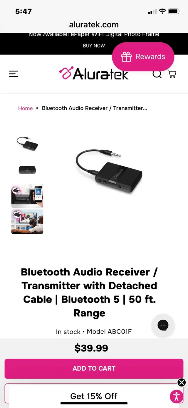Blue tooth transmitter / receiver 63005666658305122