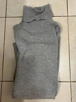 Grey Turtleneck $10 Small, cotton blend top, sweater, View more