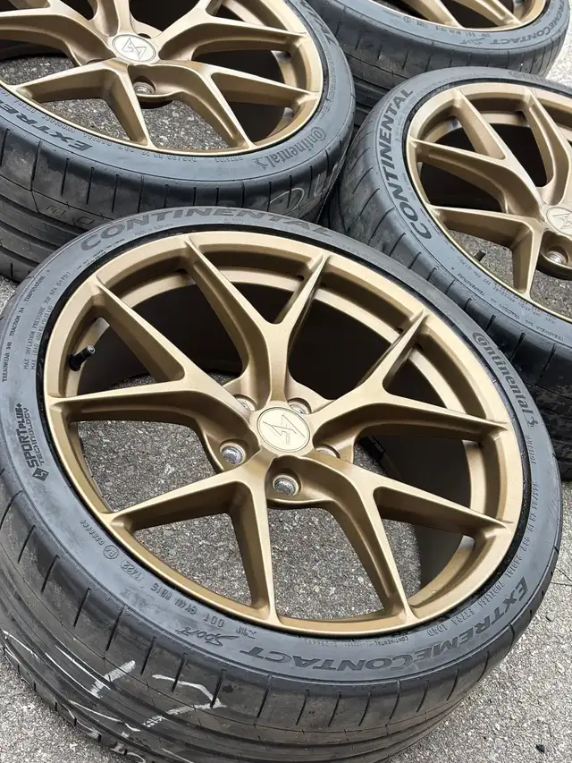 19"Sentali(5x112)+245/35/R19 Conti-A5/A4/TT/Passat/Jetta/C Class in Tires & Rims in Oakville / Halton Region - Image 5