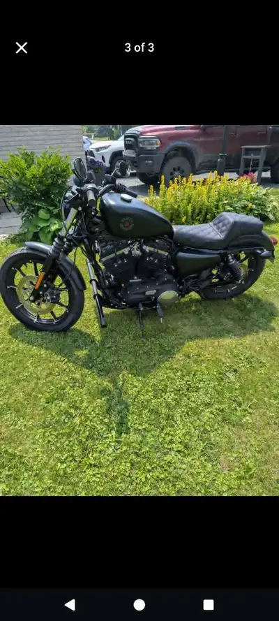 2020 Sportster Iron 883 Shows 10/10 has stage one upgrades. Screaming Eagle air breather, Vance and...