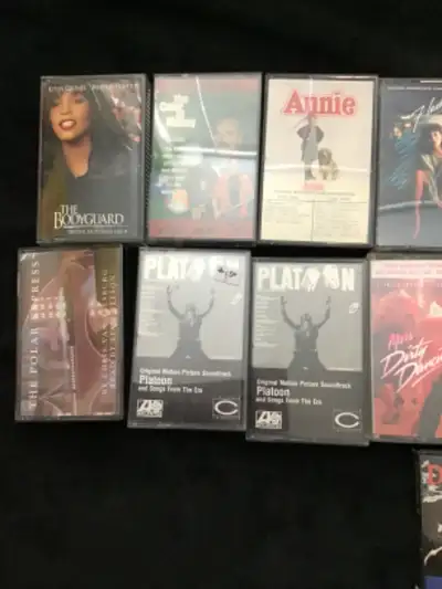Cassette tapes assortment sound tracks, View more