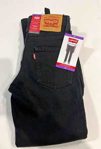 NEW LEVI'S Youth Jeans - 511 Flex Stretch - Size 10 - BLACK