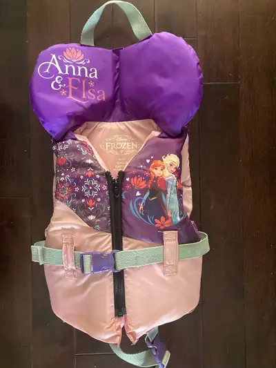 Disney Frozen Anna & Elsa Child Life Jacket/Vest- 30-60 lbs / 14-27 kg Veste de sauvetage pour enfan...