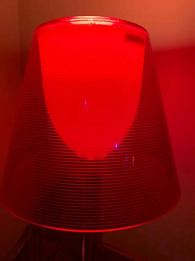 Rare Miss K Table Lamp Transparent Red by Nerval Philippe Starck in Indoor Lighting & Fans in Laval / North Shore - Image 3