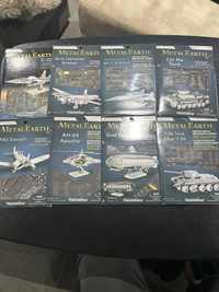 Metal Earth 3D Models - Famous Military War Planes and Tanks