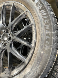 Michelin X ice Winter Tires and rims for SUV