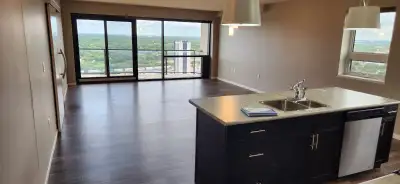 24th floor riverfront view at 300 Assiniboine