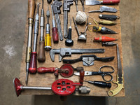 Vintage tools, Pliers, Staplers, Hammers,  Ratchets, Saws