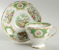 FOLEY   -   Footed Cup & Saucer Set